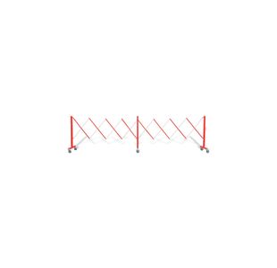 Expanding Barricade Red/White 4.9M