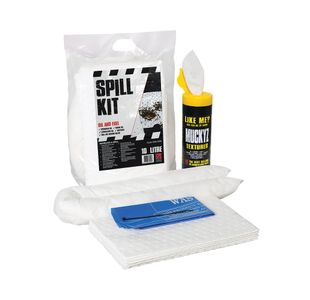 Oil/Fuel Spill Kit Hsl Bag 10L Wht