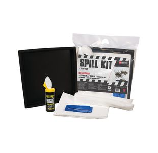 Oil/Fuel Spill Kit + F-Tray 15L Wht
