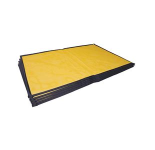 Spilltrapper Oil Abst Mat L Ylw Pk5