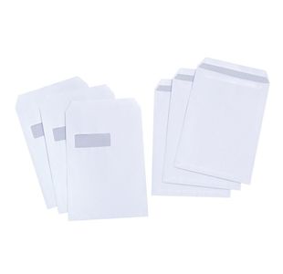 C4 Wdw Pkt Env Psea 90Gsm Wht Pk250