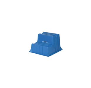 2 Tread Indl Steps Blue 510X600X370