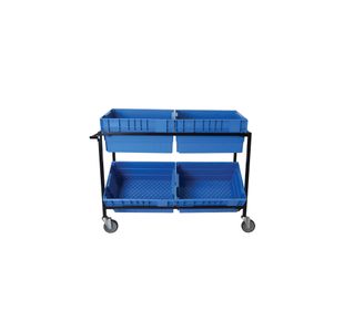 Mob Cntn Picking Trolley + 4 Cntn