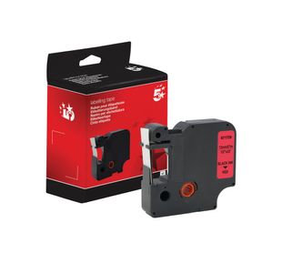 4500 Label Tape 12Mm Black/Red