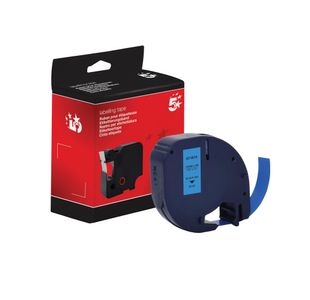 Letratag Plast Tape 12Mmx4M Blk/Blu