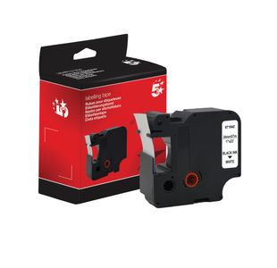 D1 Label Tape 24Mm Black White