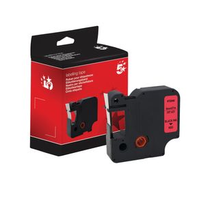 1000/5000 Tape 9Mmx7M Blk/Red