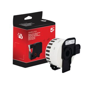Dk22225 Ppr Label Blk On Wh