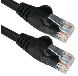 5 Star Rj45 Cable Lsoh Black 1M
