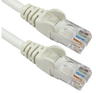 5 Star Rj45 Cable Lsoh White 3M