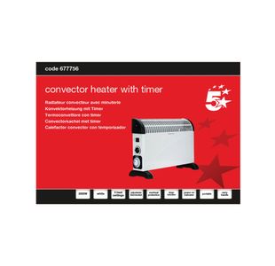 Convector Heater 2000W Wth Timer Wht