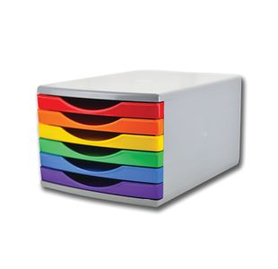 5 Star 6 Drawer Tower 6X30Mm Rainbow