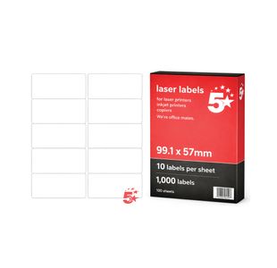 A4 Addr/Parcel Lab 99.1X57Mm Pk1000