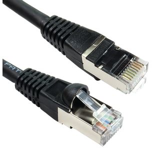 Cat6A S/Stp Lsoh Patch Cable 1M Blk