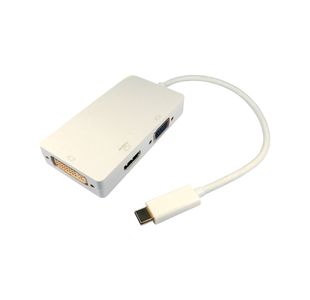 Usb-C 3.0 To Hdmi Dvi + Vga Adapter