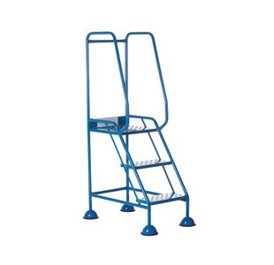 Uk Domed Feet Pchd 3 Tread Step Blue