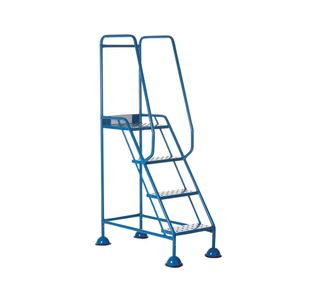 Uk Domed Feet Pchd 4 Tread Step Blue