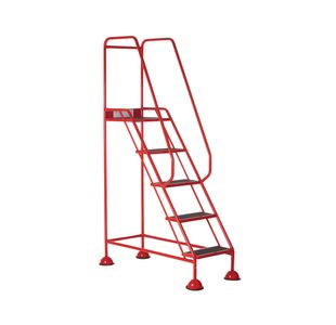 Uk Domed Feet Aslip 5 Tread Step Red