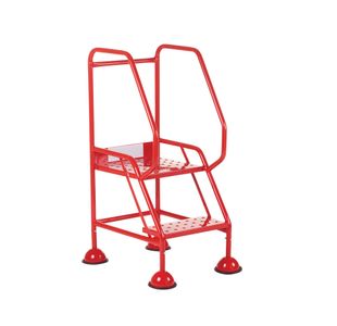 Uk Domed Feet Pchd 2 Tread Step Red