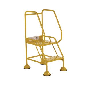 Uk Domed Feet Pchd 2 Tread Step Ylw