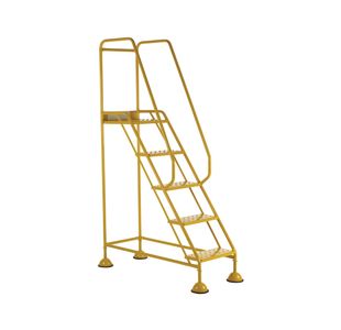 Uk Domed Feet Pchd 5 Tread Step Ylw