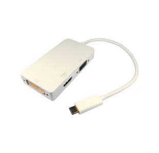 Usb Type-C To Hdmi Dvi + Vga 4K 60Hz