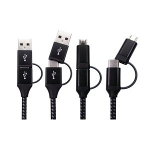 Usb-C/Usb-A To Usb-C/Microb 1.5M Blk