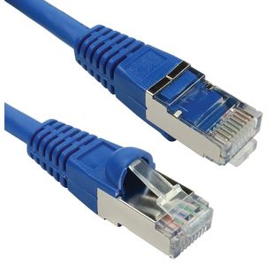 Cat6A Patch Snagless Cable 0.5M Blue