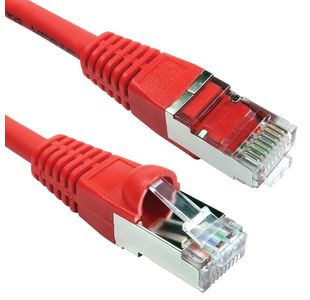 Cat6A Patch Snagless Cable 0.5M Red