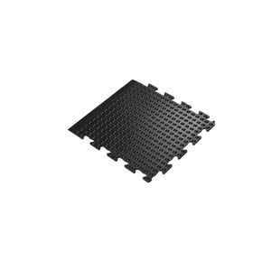 Bub Interlock Mat End 0.5X0.5M Blk