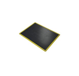 Bub Mat 0.9X1.2M Blk/Ylw Nitrile