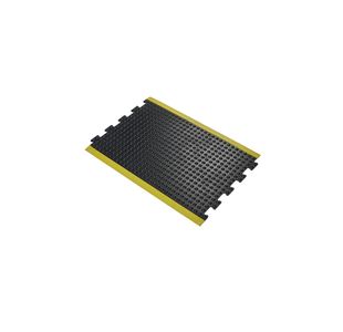 Bub Mat Mid 0.6X0.9M Blk/Ylw Nitrile