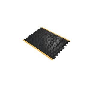 Bub Mat Mid 0.9X1.2M Blk/Ylw Nitrile