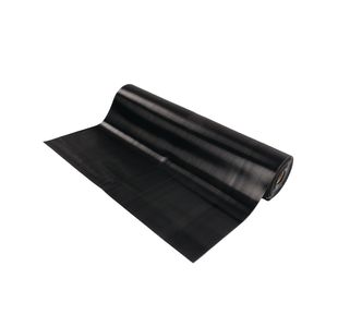 Ribbed Runner Mat 0.9Mx10Mx6Mm Blk