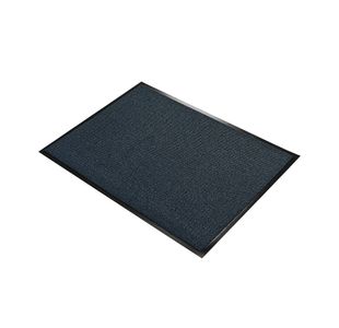 Entrance Door Mat 0.9X1.5M Blk/Blue