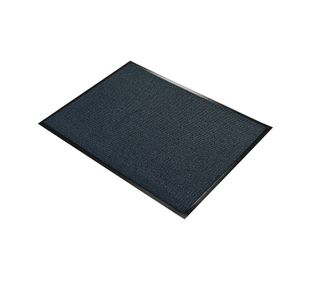 Entrance Door Mat 0.9X1M Black/Blue