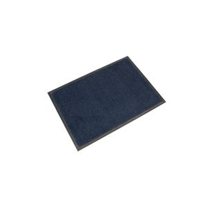 Wash Ent Door Mat 0.85X1.2M Blk/Blu