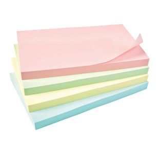 Re-Move Sticky Note 76X127 Pstl Pk12