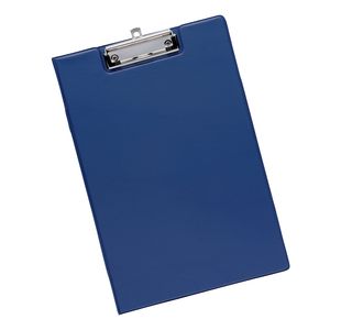 Fold-Over Clipboard Foolscap Blue