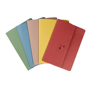 Half Flap Doc Wallet A4 Ast Pk50