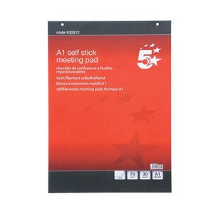 Flipchart Pad Self-Adhesive A1 Pk2