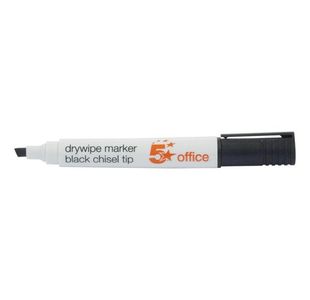 Drywipe Marker Chisel Tip Ast Pk4