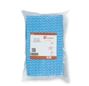 Mpps Cleaning Cloth 40Gsm Blue Pk50
