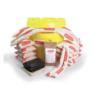 Green Boom Med Spill Kit + 90L Drum