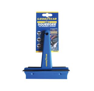 3-In-1 Squeegee Ice Scraper + Sponge