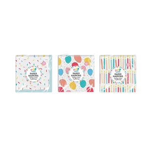 Party Napkins X40 3-Ply Pk18