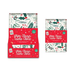 Xmas Pnt Tablecloth 1320X1780Mm Pk12