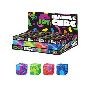 Marble Squishy Cube 50X50X50Mm Pk12