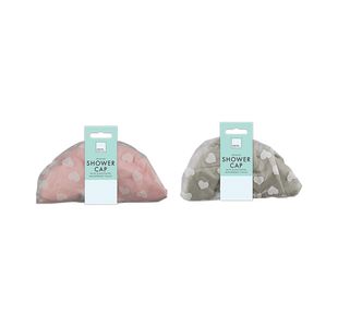 Printed Shower Cap Assorted Pk24