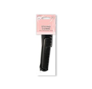 Styling Combs X4 Black Pk24